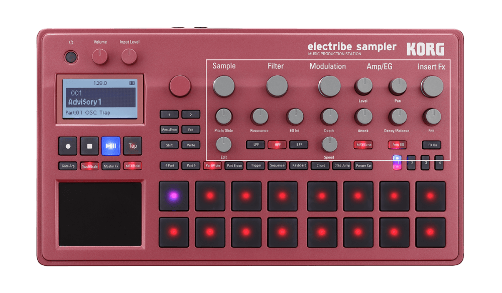 SAMPLER KORG ELECTRIBE2S-RD