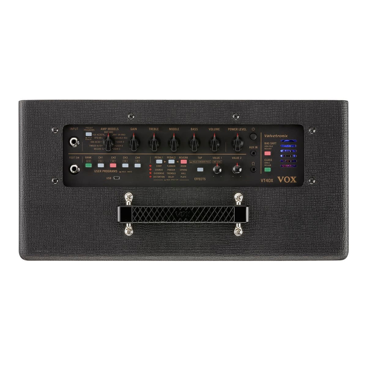AMPLIFICADOR PARA GUITARRA ELECTRICA DE 40 WATTS VOX VT40X 3