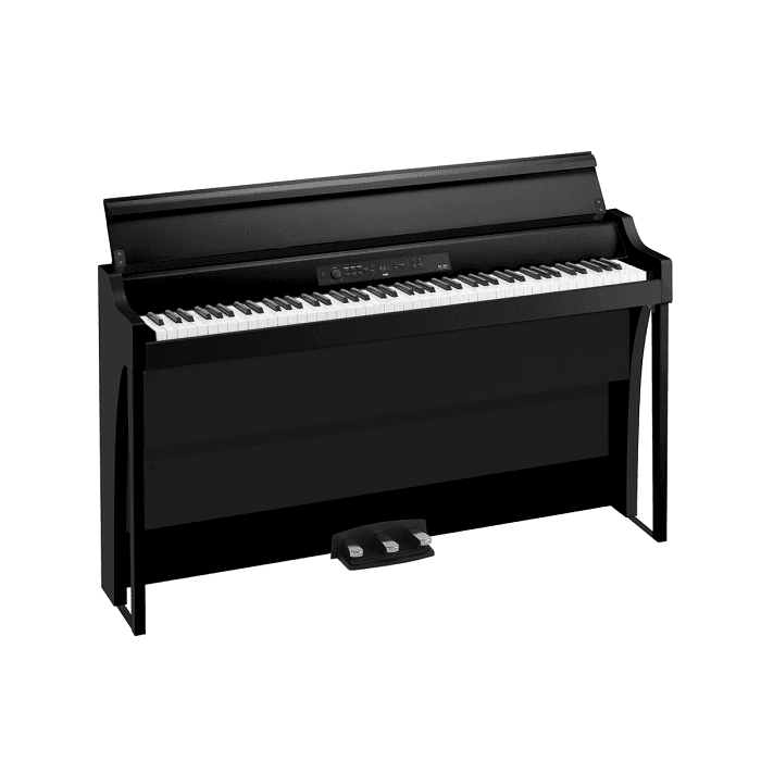 PIANO DIGITAL NEGRO 88 TECLAS CON BASE KORG G1B AIR BLACK