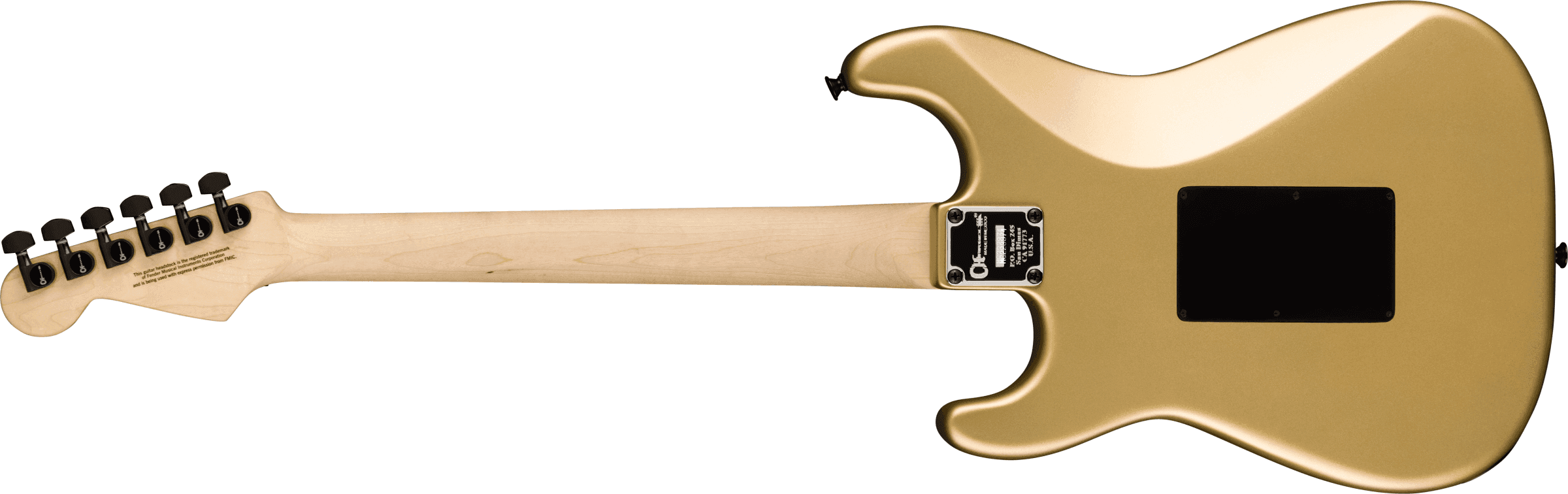 Guitarra Electrica Charvel SC4 HSS FR Oro 2966803500 3