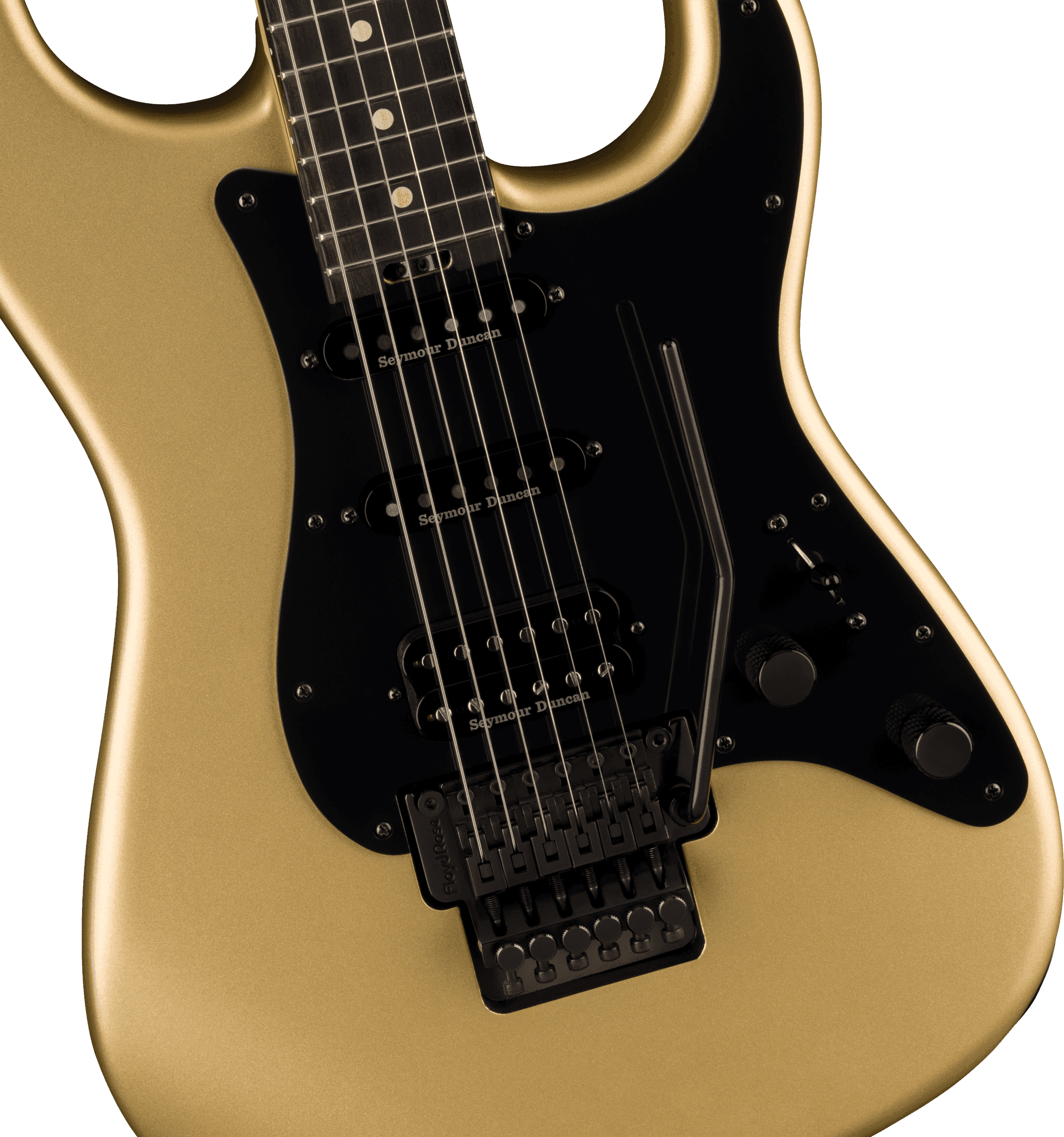 Guitarra Electrica Charvel SC4 HSS FR Oro 2966803500 4