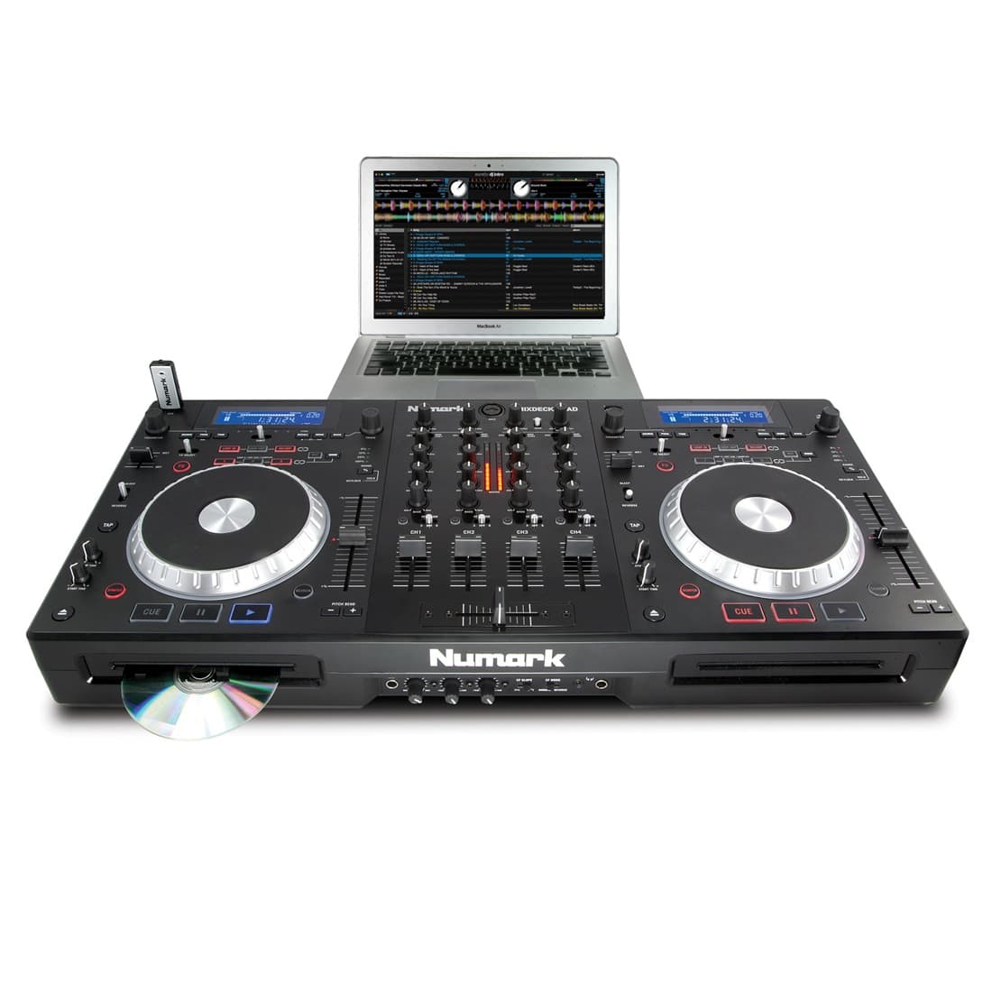 MEZCLADOR DJ DE 4 CANALES MIXDECK QUAD 4