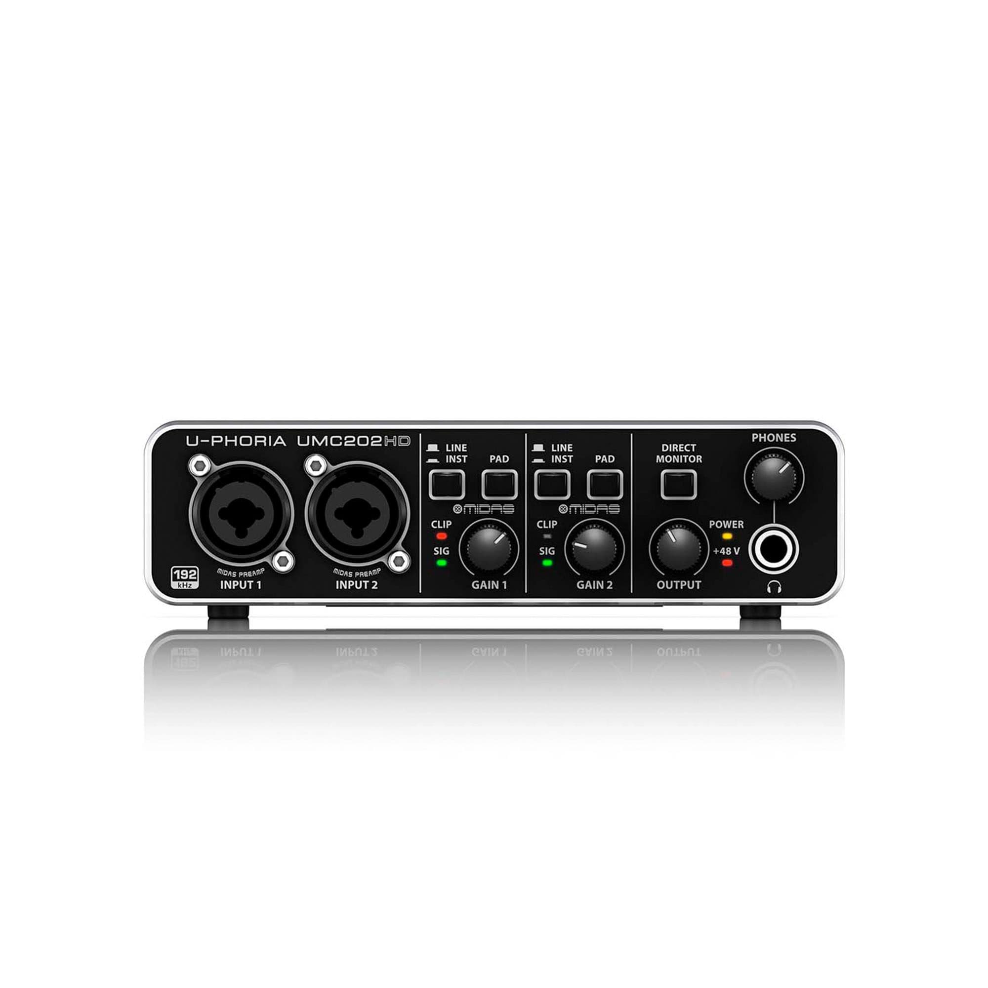 Interfaz UMC202HD BEHRINGER USB grabación